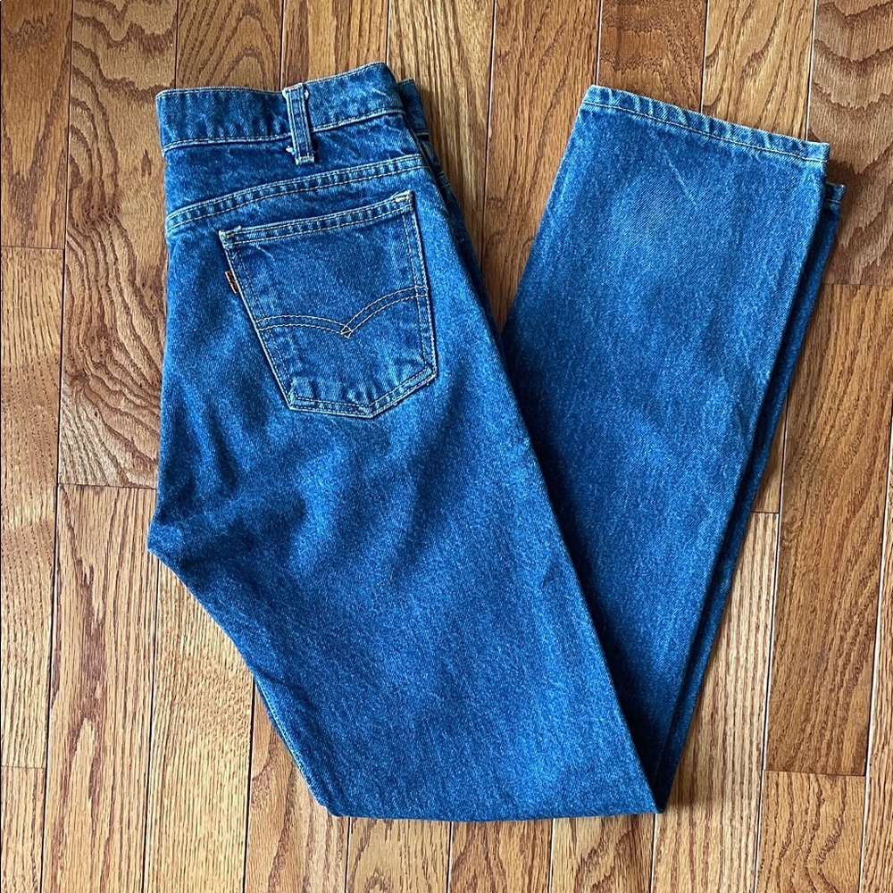 Women’s Vintage Levi's Classic Blue 505 Straight Leg Jeans